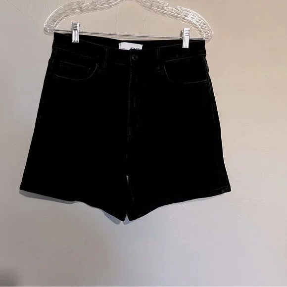 Vervet Black Mom High Rise Denim Shorts - Picture 2 of 6